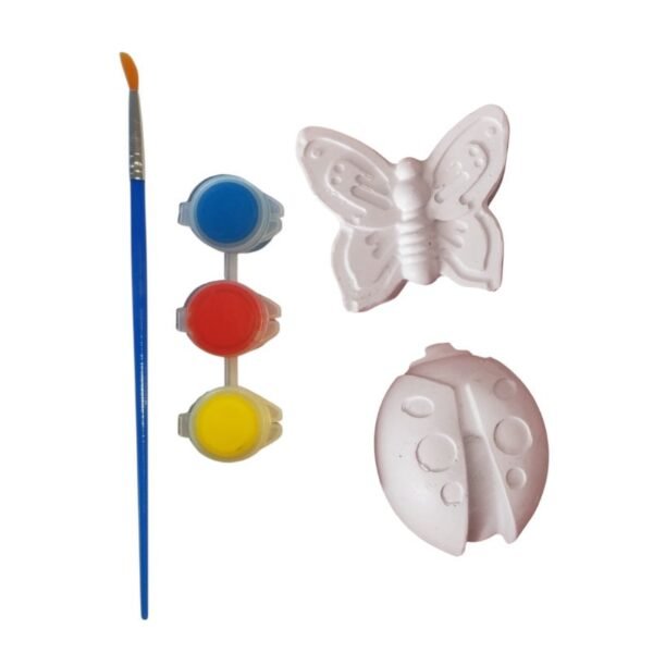 Σετ δώρου χειροτεχνίας με δαχτυλομπογιές & πινέλο