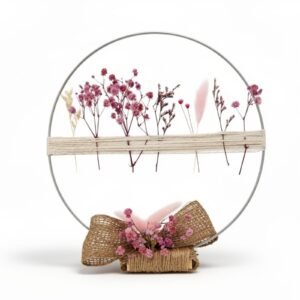 Επιτραπέζιο Στεφανάκι "Ροζ Άνοιξη"