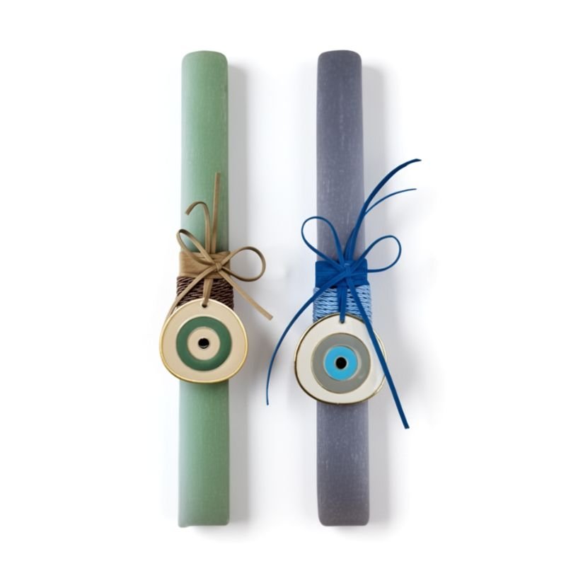 Aromatikes plake labades diakosmimenes me ena megalo metalliko sxedon stroggilo mati me smalto - by Christine only