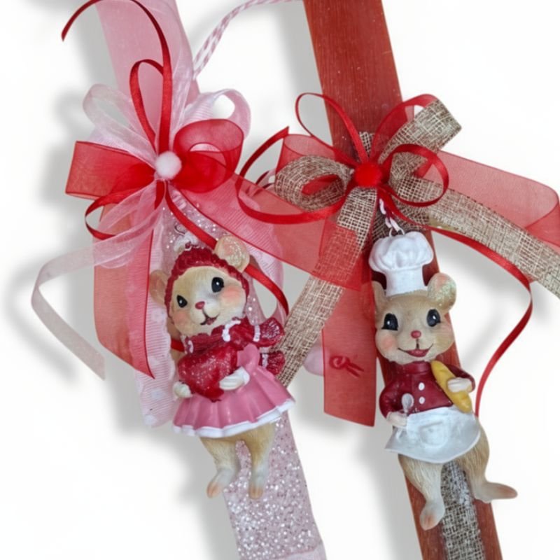 Set apo 2 aromatikes plake lampades gia zevgaria me n megeira Pontikomikrouli kai tin Pontikina agapimeni tou- by Christine only (2)