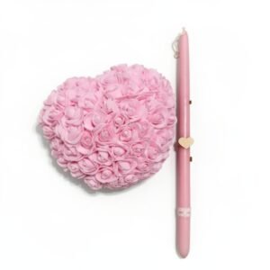 Σετ Λαμπάδα Καρδούλα