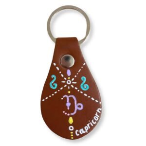 Μπρελόκ δερματίνη με Ζώδια, Αιγόκαιρος