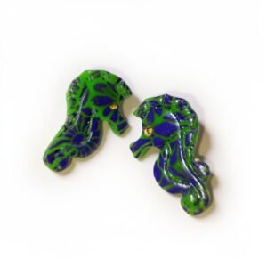 Σκουλαρίκια καρφωτά ιππόκαμποι