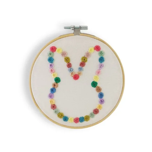 Κεντημένο καδράκι λαγός 16 εκ.