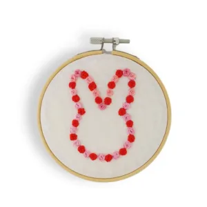 Κεντημένο καδράκι λαγός 13 εκ.