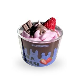 Αρωματικό κερί σόγιας Lila Pause σε ποτήρι