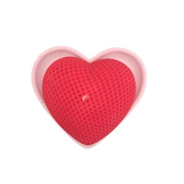 Κερί καρδιά σε πιατέλα καρδιά