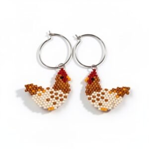 Σκουλαρίκια miyuki Κοτούλες