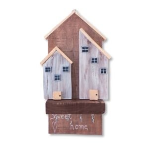 Κλειδοθήκη Σπίτι ξύλινη (34*14)