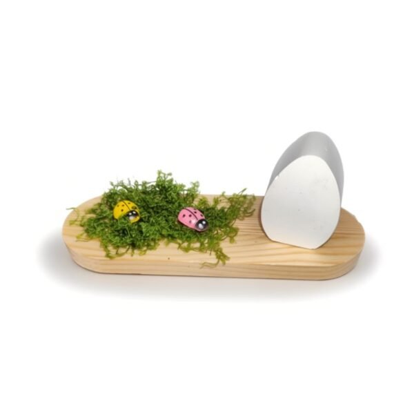 Πασχαλινό διακοσμητικό Αυγουλάκι σε φυσικό ξύλο