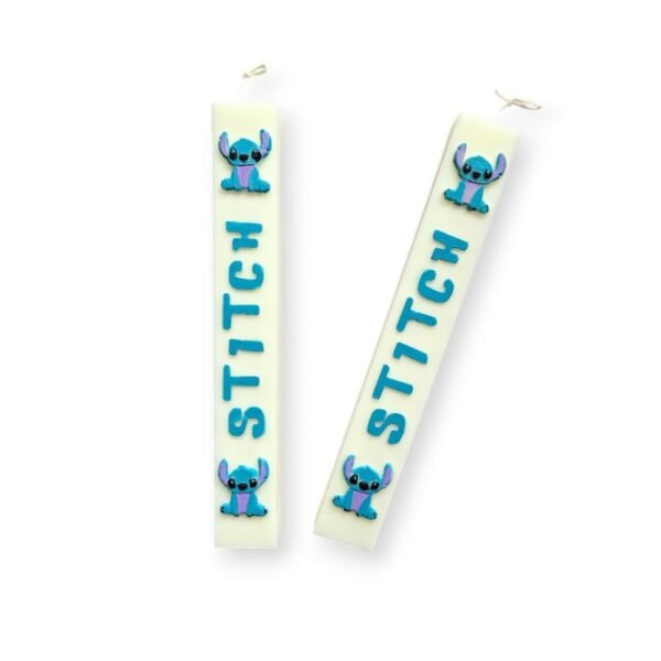 Λαμπάδα αρωματική Μπλε Τερατάκι, άσπρη