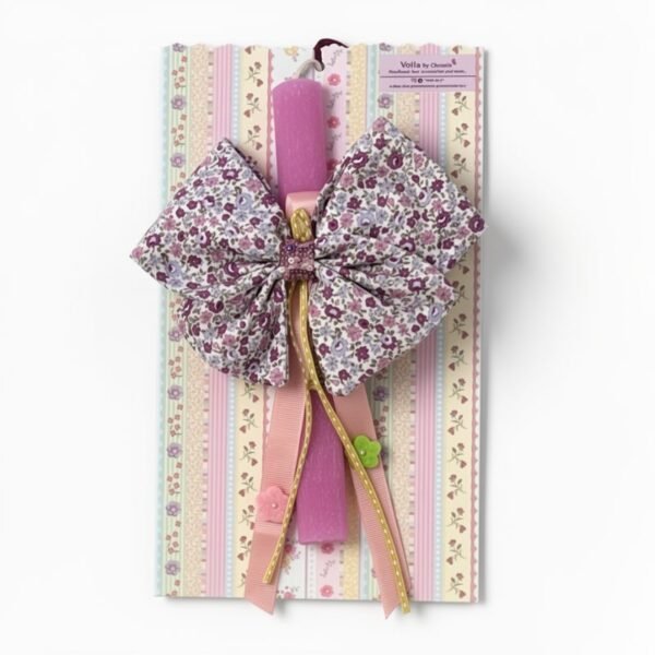 Λαμπάδα Φιόγκος floral