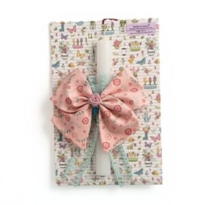 Κοριτσίστικη Λαμπάδα Φιόγκος ''Roses''