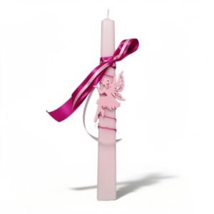 Λαμπάδα ροζ νεράιδα