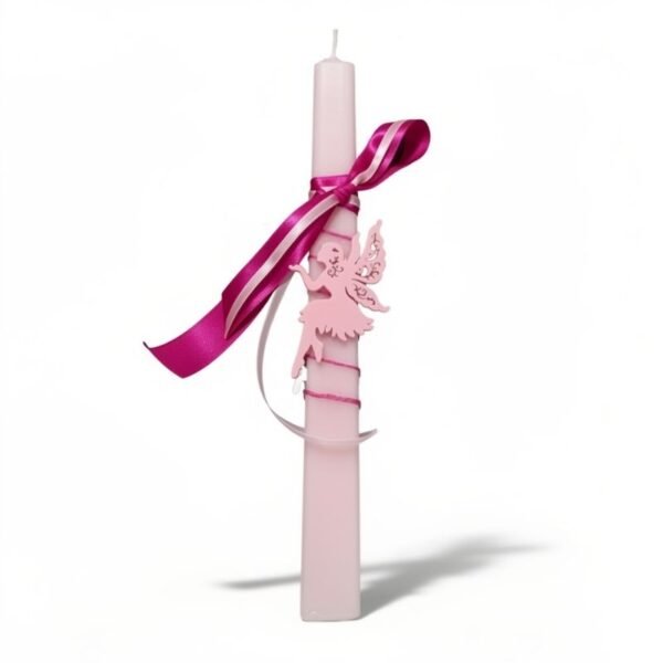 Λαμπάδα ροζ νεράιδα