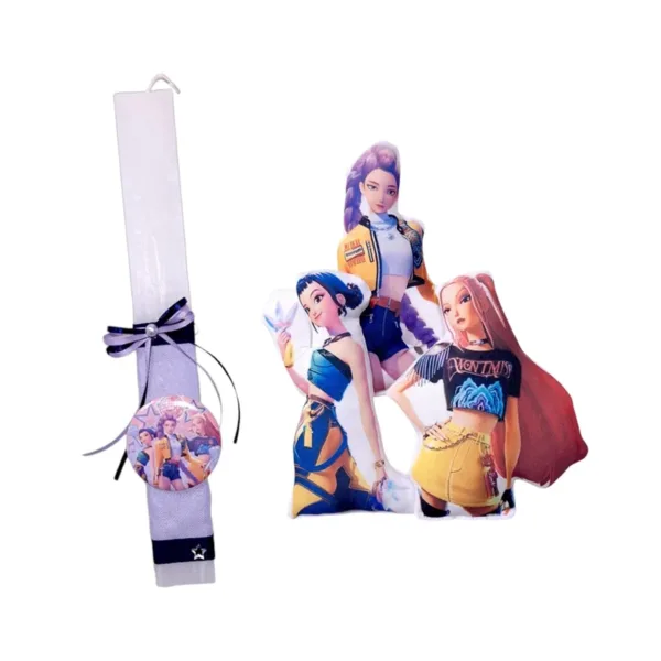 Σετ Δώρου με Λαμπάδα Κυνηγοί Δαιμόνων Νο1