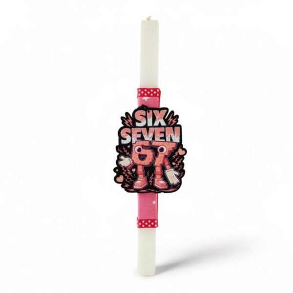 Εφηβική Λαμπάδα six seven 6-7 ροζ