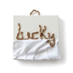 Καμβάς με ύφασμα " Lucky"