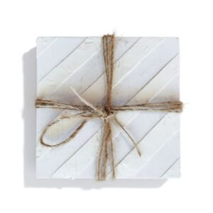 Μίνι καμβάς λευκός με τεχνοτροπία