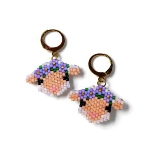 Σκουλαρίκια miyuki πρόβατα