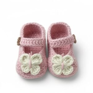 Βρεφικά παπουτσάκια αγκαλιάς Πεταλούδα 0-3 μηνών