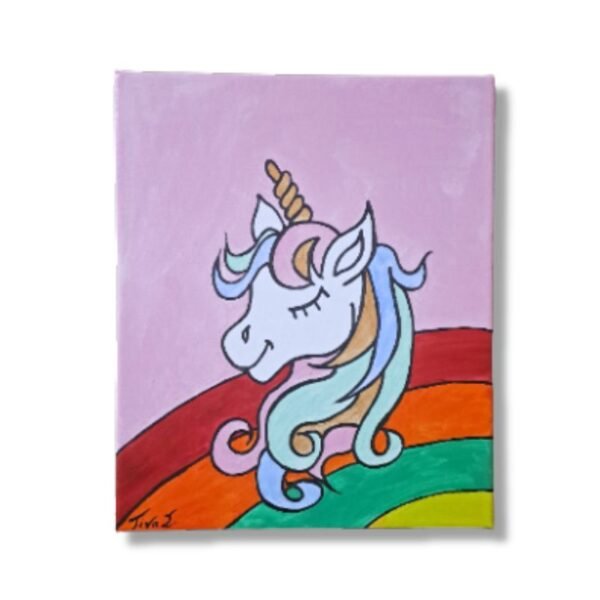 Unicorn Λίντα πίνακας ζωγραφικής