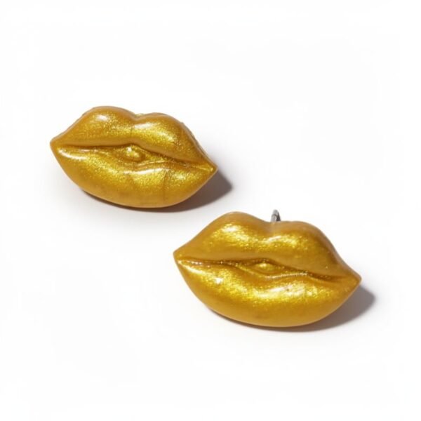 Σκουλαρίκια pop art "The Kiss", σε διάφορα χρώματα