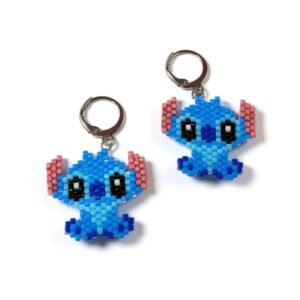 Παιδικά σκουλαρίκια μπλε Τερατάκι