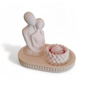 ζευγάρι πορσελάνης και κερί