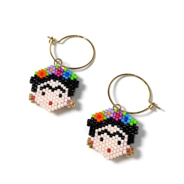 Σκουλαρίκια miyuki Φρίντα Κάλο