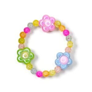 Παιδικό βραχιόλι ελαστικό με μαργαρίτες