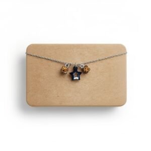 Αλυσίδα ποδιού με στοιχεία υγρού γυαλιού, Αστέρι