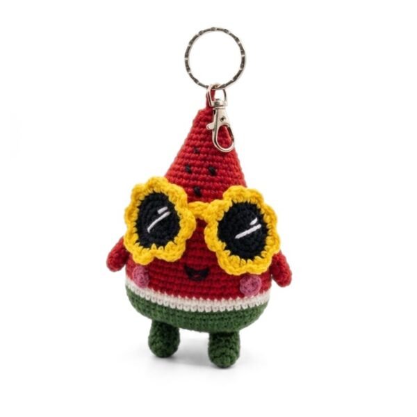 Πλεκτό charm amigurumi Καρπούζι 16εκ