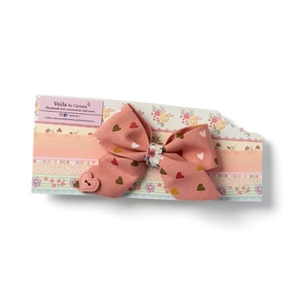 Βρεφική Κορδέλα bebe "Φιόγκος" καρδούλες