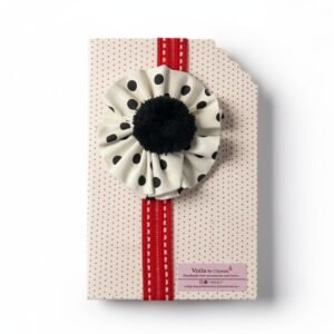 Κορδέλα bebe "chapeau" ασπρόμαυρο πουά