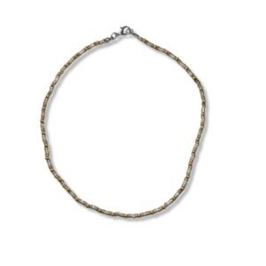 Κολιέ από χάντρες γυαλιστερές σε αποχρώσεις του πράσινου