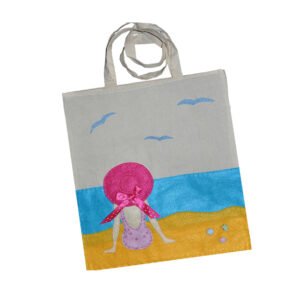 Τσάντα πάνινη - Tote bag "Beach Time"