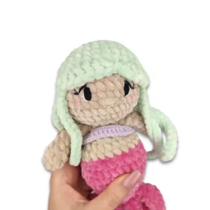 Βελουτέ πλεκτή γοργόνα