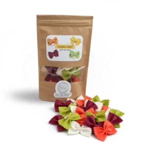 Ζυμαρικά ''Farfalle 4 Colori''' από τσόχα για Pretend Play