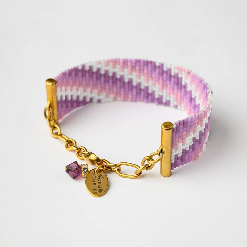 1X6K40118-The-Gem-Stories-Lavender-Dream-Miyuki-Bracelet