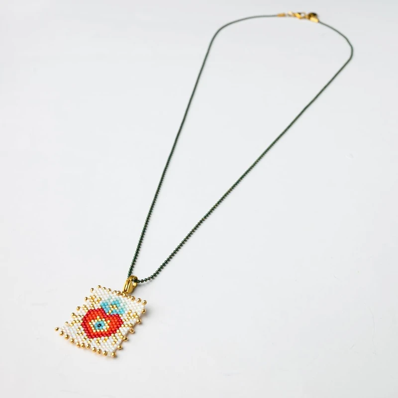 AA7X40241-The-Gem-Stories-Miyuki-Element-Heart-Pendant-with-Dot-Chain