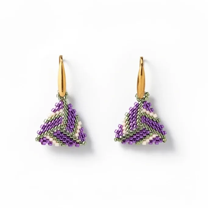 FFKT46603_The-Gem-Stories-Purple-Green-Miyuki-Triangle-Earrings-view
