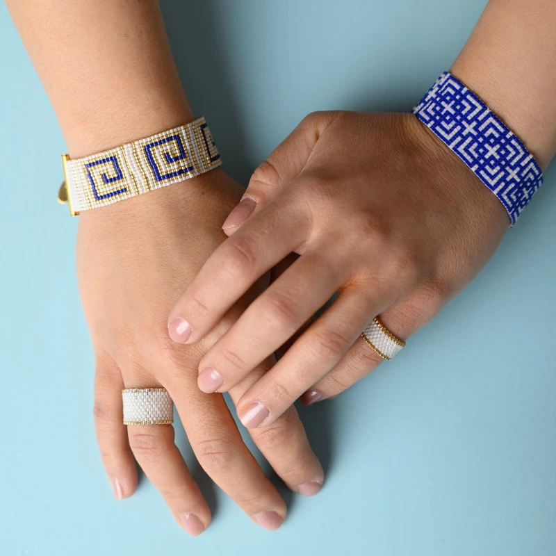 KUJU39589-The-Gem-Stories-Aegean-Maze-Blue-Bracelets