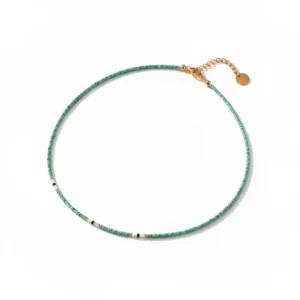 Minimal Κολιέ με χάντρες Miyuki – Multicolor Summer Edition