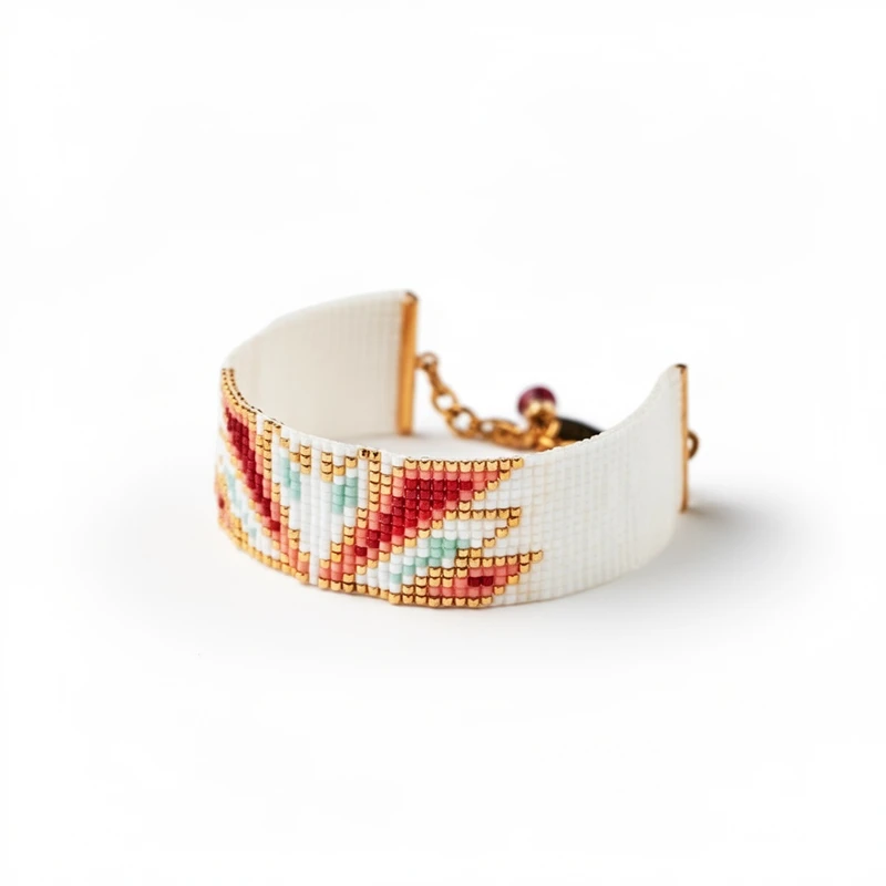 TMY241569-The-Gem-Stories-Miyuki-Loom-Stitched-Swan-Bracelet-Red