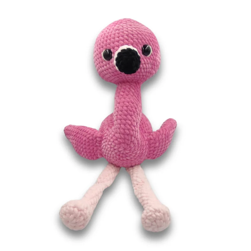 flamingo-big-puntobajo-1 Μεγάλο βελουτέ ροζ φλαμίνγκο