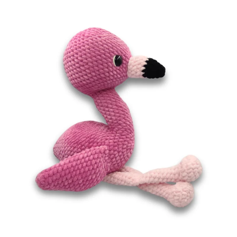 flamingo-big-puntobajo-2 Μεγάλο βελουτέ ροζ φλαμίνγκο