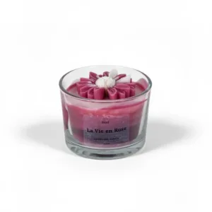 ''La Vie en Rose'' | Φυτικό Αρωματικό Κερί Rose & Vanilla