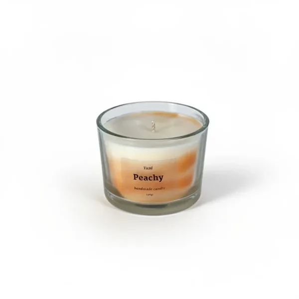 ''Peachy'' | Φυτικό Αρωματικό Κερί με Γλυκό Ροδάκινο