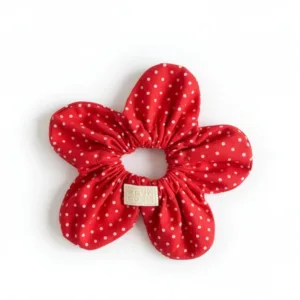 Λαστιχάκι μαλλιών Scrunchie "FLEUR", Πουά
